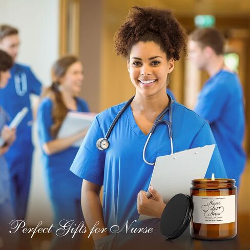 Nurse Gifts for Women,Lavender Scented Candles for Nurse Appreciation Gifts,Nursing Graduation Gifts for Her,Cool Gifts for Nurses Week Gifts,Nurse Graduation Gift,Nurse Gift,Nurse Practitioner Gifts in Kuwait