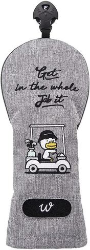 غطاء رأس من الخشب الصلب الحضري من KAKAO FRIENDS GOLF، غطاء نادي الجولف، غطاء من القماش والجلد in Kuwait