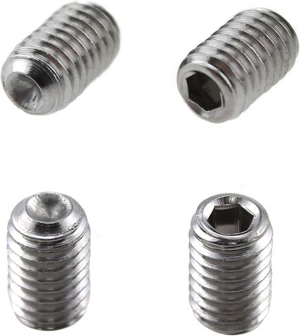 50PCS 10#-32x5/16 Inch Stainless Steel Hexagon Socket Set Screw Suitable for Door Knob Faucet Lamp and Lock Repair in Saudi Arabia