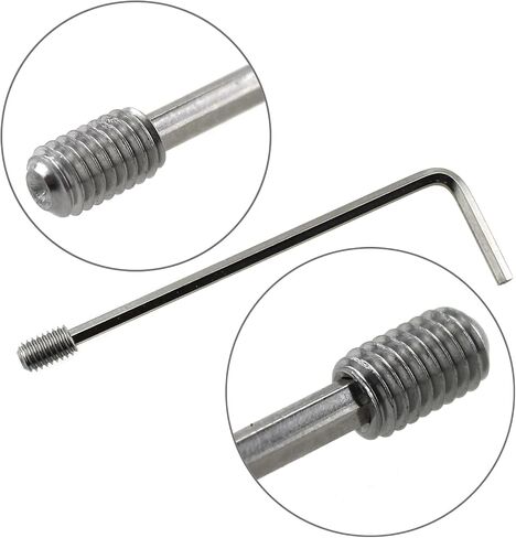 50PCS 10#-32x5/16 Inch Stainless Steel Hexagon Socket Set Screw Suitable for Door Knob Faucet Lamp and Lock Repair in Saudi Arabia