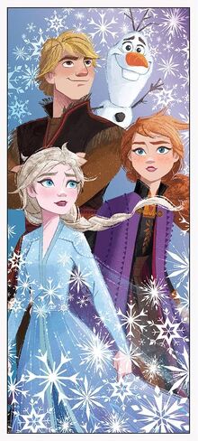 Unique Disney Frozen 2 Enchanting Door Poster - 27" x 60" (1 Pc.) - Enchanting Party Accessory for Magical & Memorable Moments in Saudi Arabia