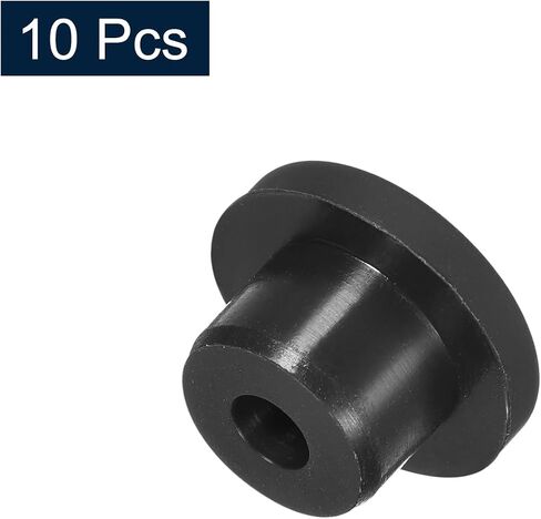 uxcell 10 Pieces Black Plug Holes, Waterproof Button Plug Rubber Hole Plugs for 14mm/0.55" Hole in Saudi Arabia