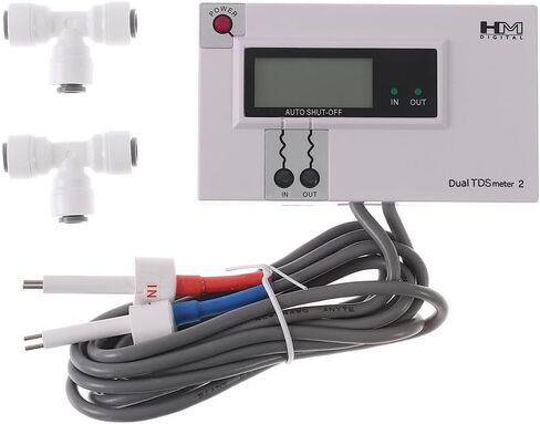 مقياس جودة المياه، أبيض تجاري HM DM-2، قلم اختبار الموصلية، محمول في الخط، شاشة TDS مزدوجة، مياه مالحة لحمام السباحة in Saudi Arabia