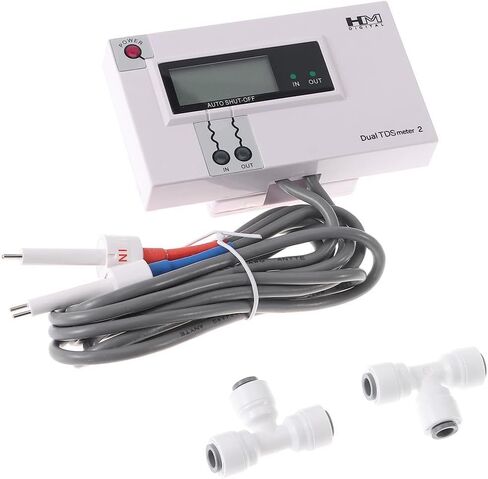 مقياس جودة المياه، أبيض تجاري HM DM-2، قلم اختبار الموصلية، محمول في الخط، شاشة TDS مزدوجة، مياه مالحة لحمام السباحة in Saudi Arabia