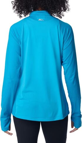 Columbia Women's Endless Trail 1/2 Zip Mesh Long Sleeve in Saudi Arabia