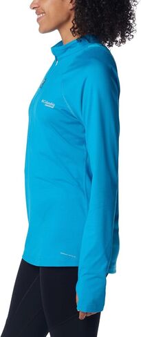 Columbia Women's Endless Trail 1/2 Zip Mesh Long Sleeve in Saudi Arabia