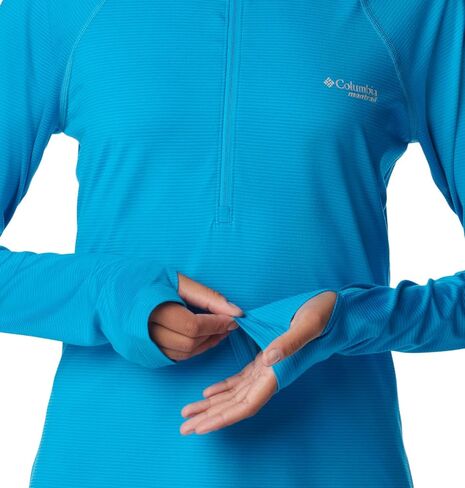 Columbia Women's Endless Trail 1/2 Zip Mesh Long Sleeve in Saudi Arabia