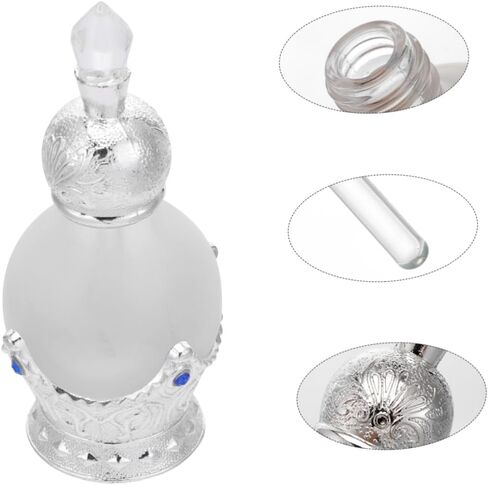 rhinestones vial grace crystal fragrance frosted bottle sample containers glass vial dispenser Essential Oils Dropper Bottle perfume bottle travel size perfume for women in Kuwait