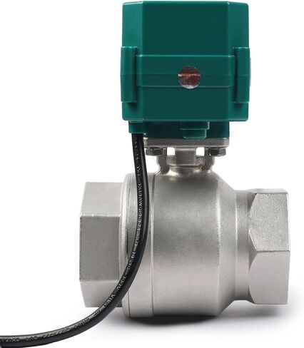 U.S. Solid 2" Motorized Ball Valve with US Plug 110VAC Stainless Steel Electrical Ball Valve,Auto Return, Normally Closed in Saudi Arabia