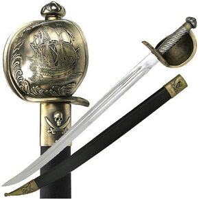 Snake Eye Tactical Pirates of Caribbean Cutlass Sword Movie Replica