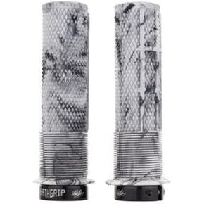 Dmr Deathgrip MTB Mountain Bike Cycle Handle bar Grips Snow Camo Flanged Lock on Thick Soft