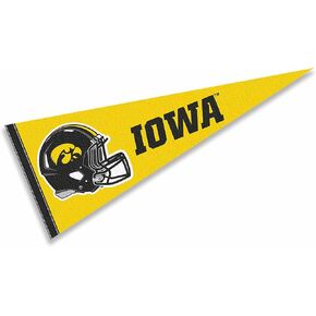 Hawkeyes Football Helmet Pennant Flag