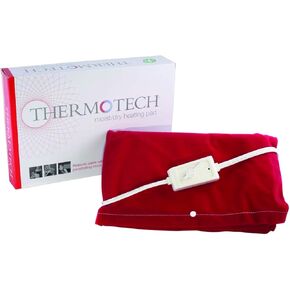 Electric Heating Pad for Back Pain and Cramps by Thermotech - Medical Grade Therapeutic Heat Therapy, Large Moist Heat/Dry Blanket with Auto Shut Off - 24" x 12"