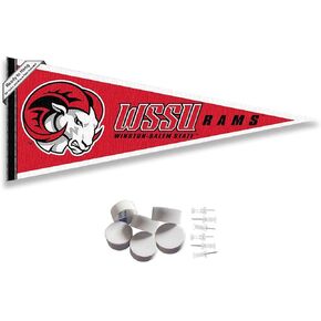 Winston Salem State Rams Pennant Flag and Wall Tack Mount Pads