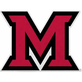 Rico Industries NCAA Miami of Ohio Redhawks Primary Shape Cut Pennant - Home and Living Room Décor - Soft Felt EZ to Hang