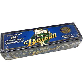 Topps 2004 مجموعة كاملة من بطاقات البيسبول Maor League Inc السلسلة 1 و2، 732 بطاقة، 5 بطاقات مبتدئة in Saudi Arabia
