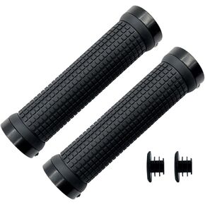 Bike Handlebar Grips,Easy to Install with Single Lock-On Ring, Bike Grip for Scooter Cruiser Tricycle Wheel Chair Mountain Road Urban Foldable Bike MTB BMX (130mm)