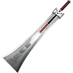 damdos Halloween Cosplay Prop Fantasy PU Foam Sword, 41" Final 7 Fantasy Swords Cloud Strife Great Fusion Hardedge Sword Birthdays Gifts