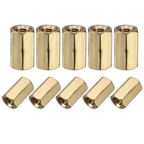 uxcell M3x8 Female-Female Hex Brass PCB Motherboard Spacer Standoff for FPV Drone Quadcopter, Computer & Circuit Board 100pcs