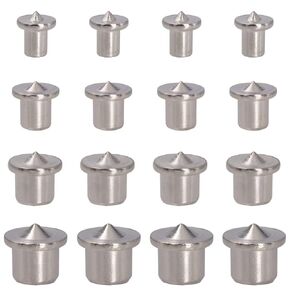 Wolfride 16PCS Dowel and Tenon Center Set Dowel Pin Center Point Dowel Transfer Plugs Dowel Alignment Tool