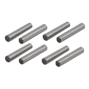 uxcell Carbon Steel GB117 30mm Length 5mm Small End Diameter Taper Pin 8pcs