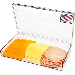 Condiment Server with 3 Removable Containers and Lids - Ideal for Parties, BBQs, and Picnics, Dishwasher Safe, and Made in the USA