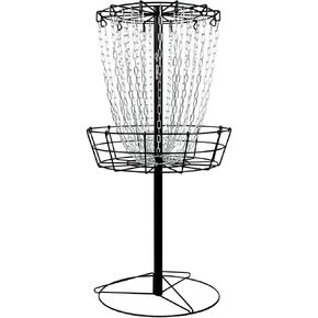 هدف سلة الجولف المحمولة ذات 24 سلسلة من MVP Disc Sports Black Hole