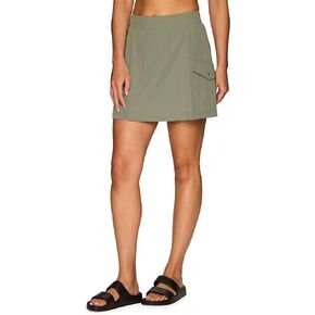 Avalanche Women's Cargo Hiking Skort, Quick Drying Crinkle Woven Tennis/Golf Skirt with Inner Liner Short