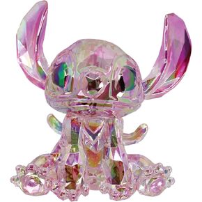 Enesco FACETS Disney Lilo and Stich Angel Figurine, 2.99 Inch, Pink