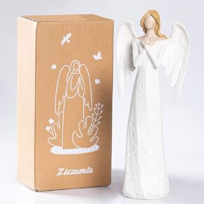 Praying Angel (Lighter Skin), Remembrance Angel, Surrounded by Love, A Gift to Express Sympathy, Comfort and Healing, Sculpted Hand-Painted Figurine
