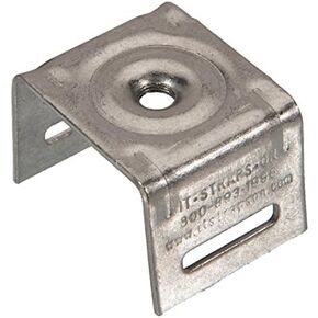 ISO SB004 Stainless Steel Bull's Eye™ Sign Mounting Brackets, Straight Leg w/no Bolt or Washer, 50 per Box