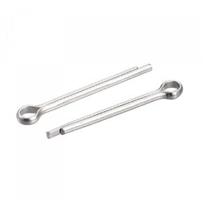 uxcell Split Cotter Pin, 2.5mm x 20mm Stainless Steel Clip Fastener Fitting for Automotive, Mechanics, Silver Tone, 90Pcs
