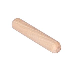 Wooden Dowel Pins,50pcs Cabinet Drawer Round Fluted Wooden Craft Dowel Pins Rods (M6*50)