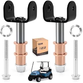 10L0L Golf Cart Front End King Pin Repair Kit for Club Car Precedent G&E 2004-up OEM# 103638601 102287201 102288201（Pack of 2）