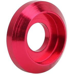20PCS M3 Countersunk Washers, 6061 Aluminum Alloy Screw Gasket Cup Head Hexagon Screw Gasket Washer for Screw RC/FPV/PC/Drone/Mechanical Accessories Parts, 3x8x2mm, Pink