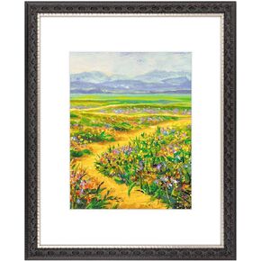 Golden State Art, 18x24 Vintage Ornate Finish Photo Frame with White Mat for 16x20 Picture. Color: Bronze