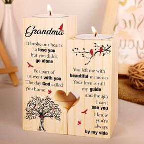 Sympathy Gifts for Loss of Grandmother - Memorial Gifts for Loss of Grandma Remembrance Gifts Bereavement Gift Ideas Loss of Nana Gift Condolence Gifts Candlestick Holders in Kuwait