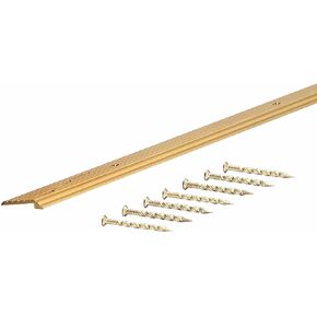 M-D Building Products 78030 Fluted 3/4-Inch by 36-Inch Vinyl Tile Edging, Silver