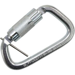 AFP Steel Twist-Locking Carabiner w/Pin | Safety Fall Protection | ANSI & OSHA Rated