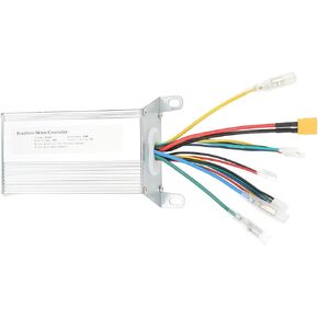 Electric Scooter Controller, Brushless Motor Controller, Aluminium Alloy Scooter Brushless Motor Controller 36V 16A for Electric , Electric Scooter