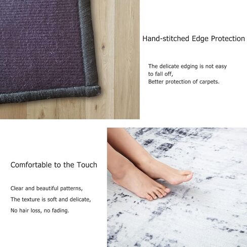 Area Rugs Pad Retro 70s 60s Floral Hippie Mushrooms Summer Groovy Flower Power Non Slip Washable Rug Kids Carpet Playmat for Living Room, Children Bedrooms, Playroom 6'x9', 6'x9'(180x270cm) in Saudi Arabia