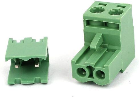10 قطعة KF2EDGK 2PIN 300V 10A KF-2P المسمار محطة كتلة موصل 5.08 مللي متر المكونات في PCB لاردوينو مع مفك مشقوق in Saudi Arabia