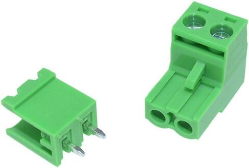 10 قطعة KF2EDGK 2PIN 300V 10A KF-2P المسمار محطة كتلة موصل 5.08 مللي متر المكونات في PCB لاردوينو مع مفك مشقوق in Saudi Arabia