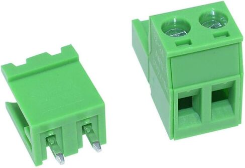 10 قطعة KF2EDGK 2PIN 300V 10A KF-2P المسمار محطة كتلة موصل 5.08 مللي متر المكونات في PCB لاردوينو مع مفك مشقوق in Saudi Arabia