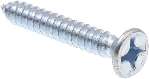 Prime-Line 9017498 Sheet Metal Screw, Self-Tapping, Flat Head Phillips, #12 X 1-1/2 in, Zinc Plated Steel, Pack of 100 in Saudi Arabia
