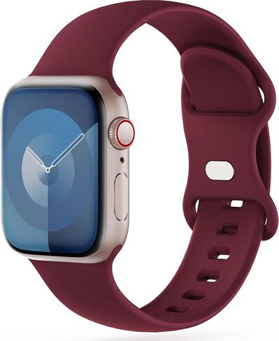 سوار رياضي من السيليكون متوافق مع ساعة Apple 41 مم 40 مم 42 مم 38 مم 46 مم 45 مم 44 مم 49 مم للنساء والرجال، سوار معصم بديل بحزام ناعم لساعة iWatch Ultra SE 3 2 1 Series 11 10 9 8 7 6 5 4 in Kuwait