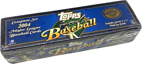 Topps 2004 مجموعة كاملة من بطاقات البيسبول Maor League Inc السلسلة 1 و2، 732 بطاقة، 5 بطاقات مبتدئة in Saudi Arabia