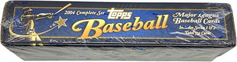 Topps 2004 مجموعة كاملة من بطاقات البيسبول Maor League Inc السلسلة 1 و2، 732 بطاقة، 5 بطاقات مبتدئة in Saudi Arabia