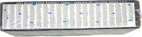 Topps 2004 مجموعة كاملة من بطاقات البيسبول Maor League Inc السلسلة 1 و2، 732 بطاقة، 5 بطاقات مبتدئة in Saudi Arabia