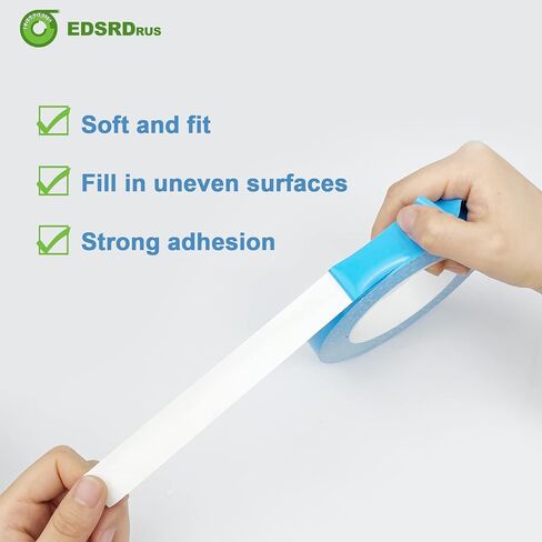 شريط لاصق حراري 0.4 بوصة × 82 قدم شريط موصل حراريًا عالي الأداء، متانة عالية، يُستخدم على المشتت الحراري، شرائط LED، وحدة المعالجة المركزية للكمبيوتر، وحدة معالجة الرسومات، إلخ in Kuwait